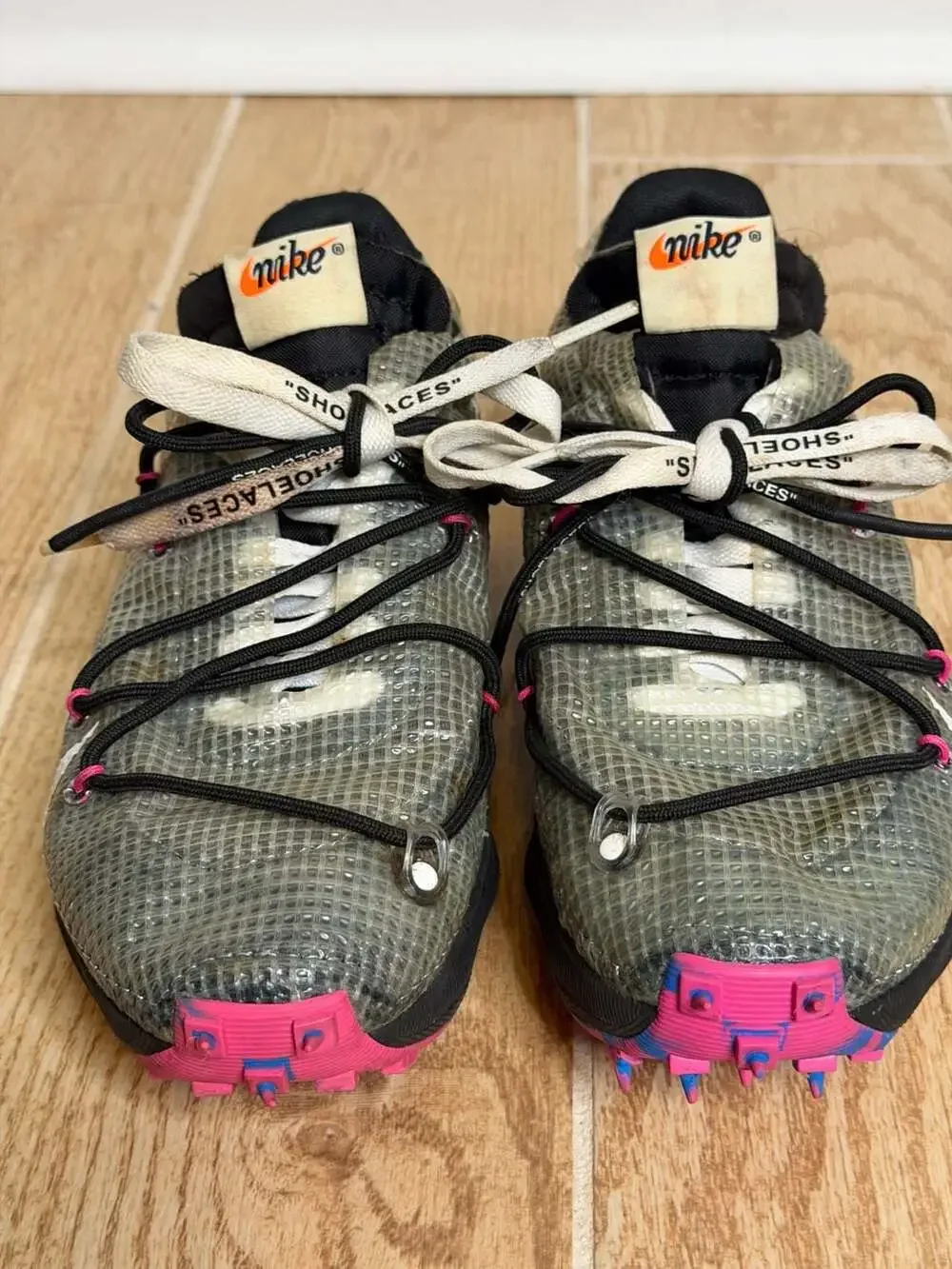 Off-White x Nike Women's Vapor Street Laser Fuchsia CD8178-001 Size 7.5